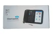 NEW - Clear Captions Telephone Hearing Impaired Amplified Captioning Phone