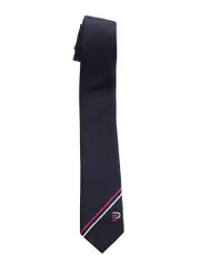 NEW - Navy Tie With Crest
