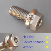 M12 x 1.75 x 25 Ti tanium Screw Bolt Socket Cap Head & Hexagon Hex Flange Head