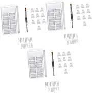 minkissy 3 Sets Unique Shape Nail Clippers Nail Set Manicure Tools for Women Perfect Present
