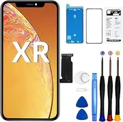 DTD Screen for iPhone XR LCD Replacement 6.1''Touch Screen Digitizer Frame Assembly Repair Tool with Model A1984 A2105 A2106 A2107 A2108