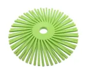 Lot of 17 3M Scotch-Brite 3"x3/8" 360 Grit Green Radial Bristle Disc 33227