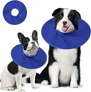 Dog Recovery Collar,Dog Soft Cone Collar Alternative After Surgery,Adjustable,Breathable Collar for Large/Medium/Small Dogs Cats (Blue, XL)