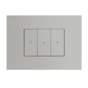 HPM Legrand Arteor Smart Light Switch 3 Gang (Horizontal) Aluminium | AWNHSW3ALU