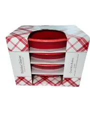 Mini Bakers Dish Porcelain 6 Inch Oval Set of 4 Server Charcuterie Holiday New