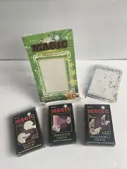 Magic Trick Cards 3 Decks New Marked Svengali & Blank Deck Vtg
