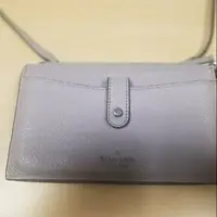 在飛比找蝦皮購物優惠-Kate Spade Gray Pebble Leather