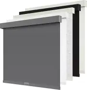 NEW SUNOFF 100% BLACKOUT ROLLER SHADE BLIND GREY 30” W x 72” L FREE STOP