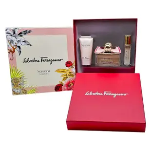 SALVATORE FERRAGAMO 芭蕾女伶香氛禮盒3423（淡香精100ml+小香10ml+身體乳50ml）平輸，市價4400元，下單前請先詢問貨量