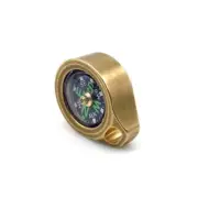 Portable Brass Compass for Outdoor Camping Travel EDC Tool Necklace Pendant DIY