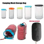 Accessories Camping Sports Outdoor Stuff Sack Drawstring Bags Mesh Storage Bag