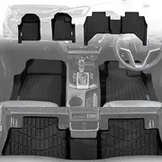 X-CAR 3D All-Weather Floor Mats for Isuzu D-MAX DMAX Dual Cab 2020-Onwards Heavy Duty Customized Car Carpet Liners Full Set