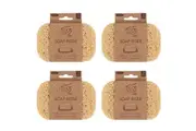 4x White Magic Eco Basics Soap Riser Fast Drying&Longer-Lasting Bar - Khaki