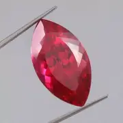 AAA Unheated Blood Red 10.00 Ct Mozambique Ruby Loose Marquise Gemstone Cut