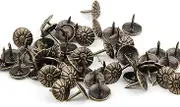 qwmvhfg， 100PCS Bronze tack Jewelry Gift Wine Box Push pin Door Fastener Hardware Accessories Sofa tack Suitable for School Office(Bronze)