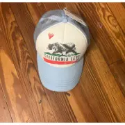 Billabong California Love Blue Adjustable Hat NWT