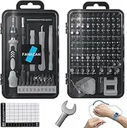 FANACAN 160in1 Precision Screwdriver Set, Magnetic Small Screwdriver Set, Electronic Repair Tool Kit, Compatible with iPhone, MacBook, Laptop, PC, Tablet, Phone, Computer, PS4, PS5, Switch (Grey)