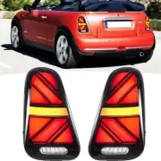 Smoked LED Clear Tail Lights For 2001-2006 BMW Mini R50 R52 R53 Sequential Lamp