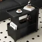 Small Mobile Coffee Table Modern Concise Roller Type a Living Room Cart Space Sa