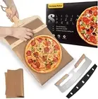 Sliding Pizza Peel, Pizza Peel 12 Inch, Non-stick Pizza Slider Paddle with Pizza
