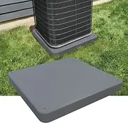 Mxclimate Equipment Pad for HVAC Systems,Ductless Mini Split Air Conditioner,36"x36"x2"Plastic Condenser Unit Pad