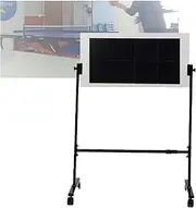 Vertical Table Tennis Rebound Board, Adjustable Self-Study Ping Pong Trainer, Pingpong Accessory for Home Gyms Schools Clubs