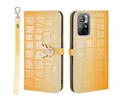 For Redmi Note 11 Cover Wallet - Yellow