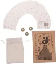 ADOCARN Gua i Ching Cards Feng Shui Charms Chinese Luck Charms Ching Book Detailed Instructions Top Paper Printing