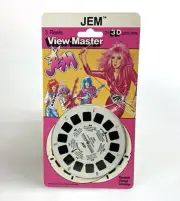 Jem & The Holograms Vintage View-Master 3D Reel Set New Sealed 1986 80s