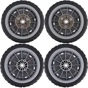 2 Front Wheels 107-3708 and 2 Rear Wheels 107-3709 for Toro Super Recyclers Lawnmower Wheel