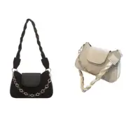 Large Capacity Shoulder Bag for Women Trend Armpit Bag Retro Handbag Chain Bag