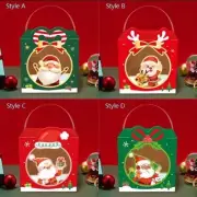 12PCS Christmas Candy Cookie Boxes Party Gift Box Bakery Cupcake Muffin Cake Box