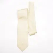 Genuine SALVATORE FERRAGAMO Yellow Poodle Silk Neck Tie