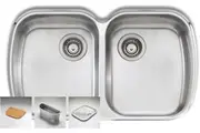 Oliveri Monet Double Bowl Undermount Sink MO70U
