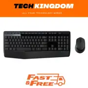 Logitech Wireless Keyboard & Mouse Combo, MK345, Black