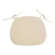 Canvas Tie Back Cross Back Chair Seat Cushion