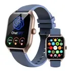 AI ChatGPT Translation Smart Watch, Titanium Alloy IP68 Waterproof，Heart Rate...