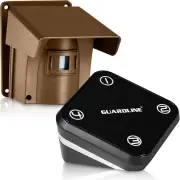 500 Foot Range Wireless Driveway Alarm [1 Motion Detector Alarm Sensor & 1 Recei