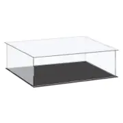 Acrylic Display Case Plastic Box Cube Storage Box Clear 36x21x10.5cm