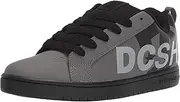 [DC Shoes] DC Men's Court Graffik SE XE Skate Shoe, Grey/Black/Grey, 9 US