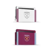 WEST HAM UNITED FC 2023/24 CREST KIT VINYL SKIN NINTENDO SWITCH CONSOLE & DOCK