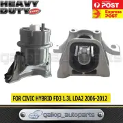 2 Engine Mounts Front Right & Rear Left For Honda Civic Hybrid FD 1.3L 2006-2012