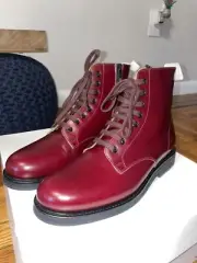 Woman by Common Projects Combat Boot Red EU 37(US7)