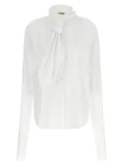 [Alberta Ferretti] Alberta Ferretti-Tie Shirt Camicie Bianco-Donna L