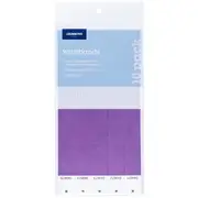 J.Burrows Wristbands Purple 10 Pack