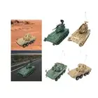 1:72 Armored Tank Model Self Assemble Building Model Crafts DIY Miniature Puzzle