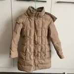 ZARA KIDS 卡其色 長版 羽絨外套