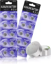 20 Pack LR44 Watch Batteries 1.5V AG13, 357, SR44, Premium Alkaline Button Cell