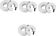 TEHAUX 8 Pcs High Precision Linear Rail Stop Block Aluminum Alloy Stop Ring Collar CNC Machined Rail Shaft