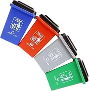 HOOTNEE Educational Kids Toy Car Trash Can Trash Bag Garbage Classification Signs